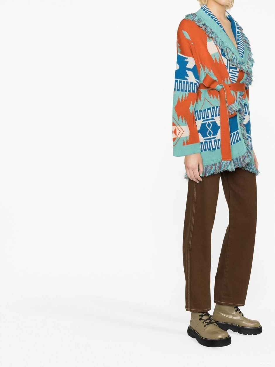 Affordable cardigan Women Tiger Lily jacquard Icon Alanui 0430
